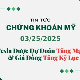 Chứng khoán Mỹ 03252025