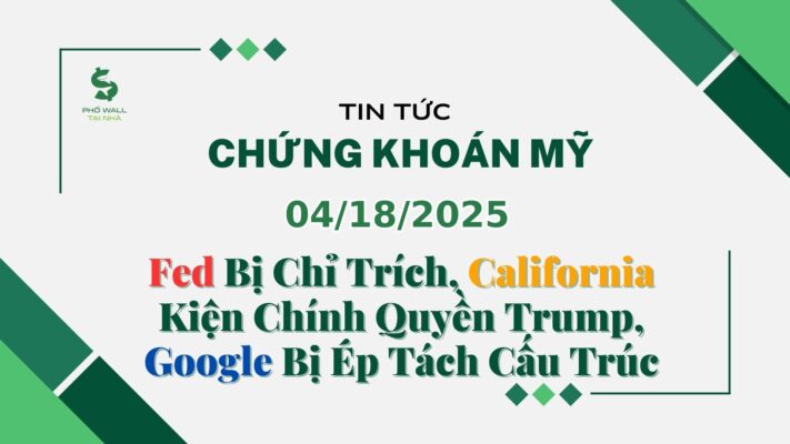 Chứng khoán Mỹ 04182025
