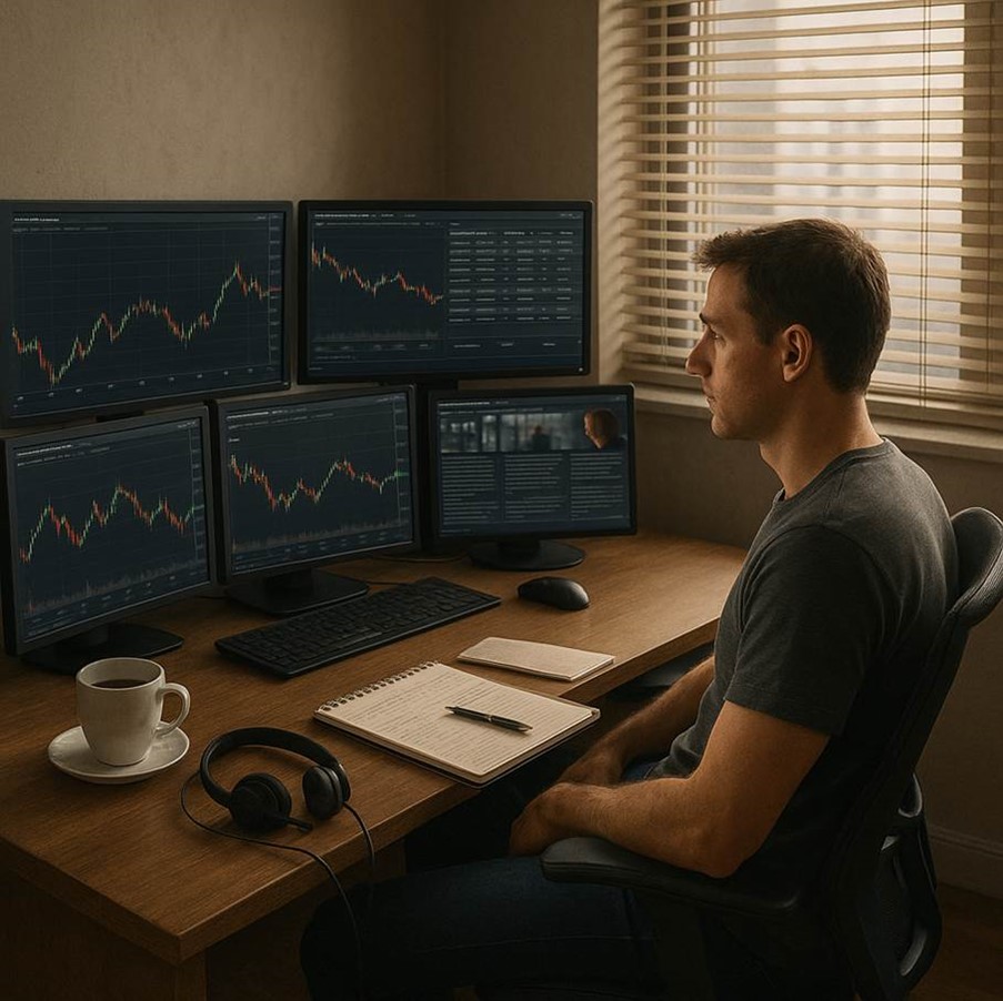 Bí quyết 2: Chuẩn bị pre-market như desk tổ chức