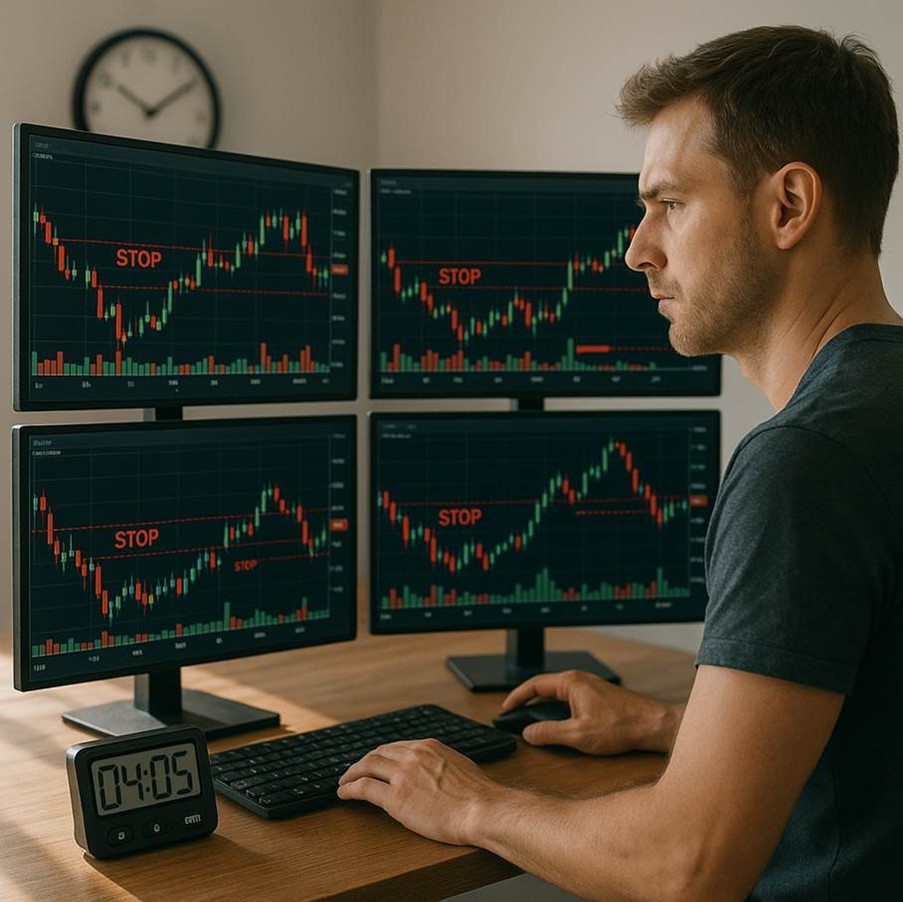 Bí quyết 3: Đặt “time stop” bên cạnh stop loss giá