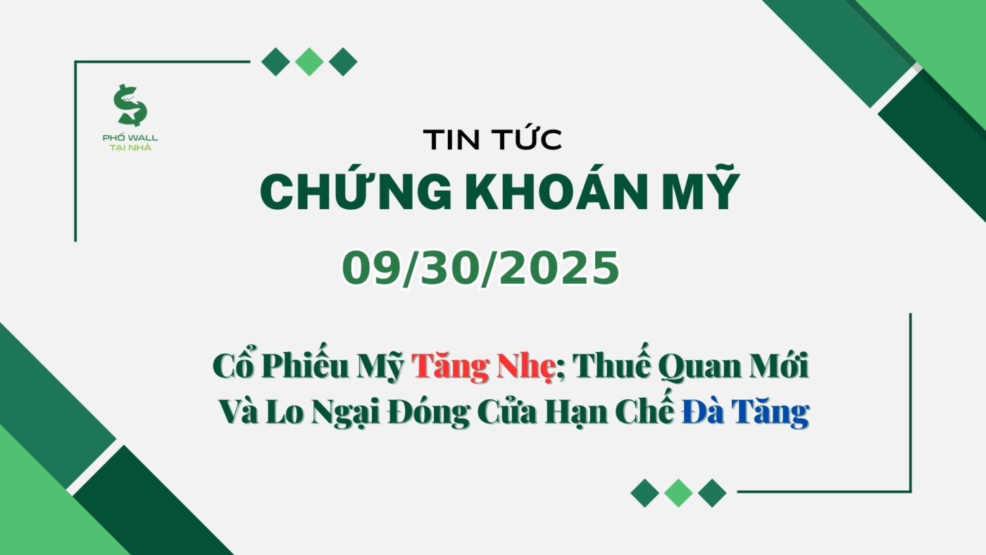 Chứng khoán Mỹ 09302025