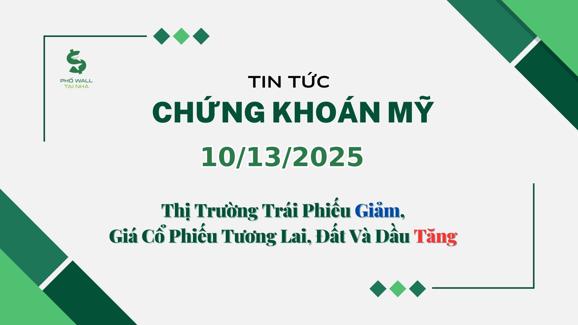 Chứng khoán Mỹ 10132025