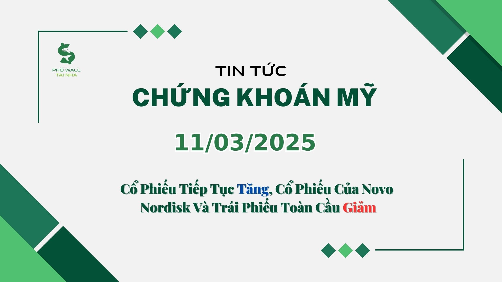 Chứng khoán Mỹ 11032025