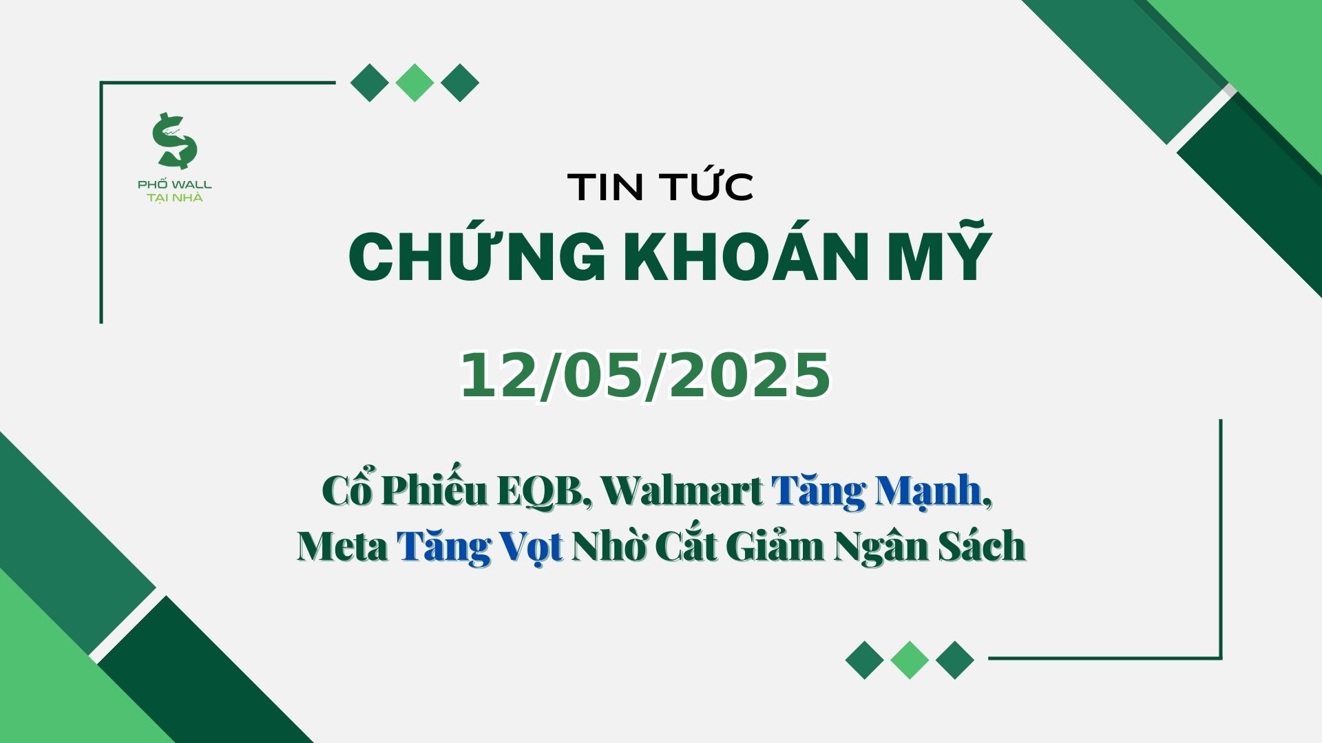 Chứng khoán Mỹ 12052025