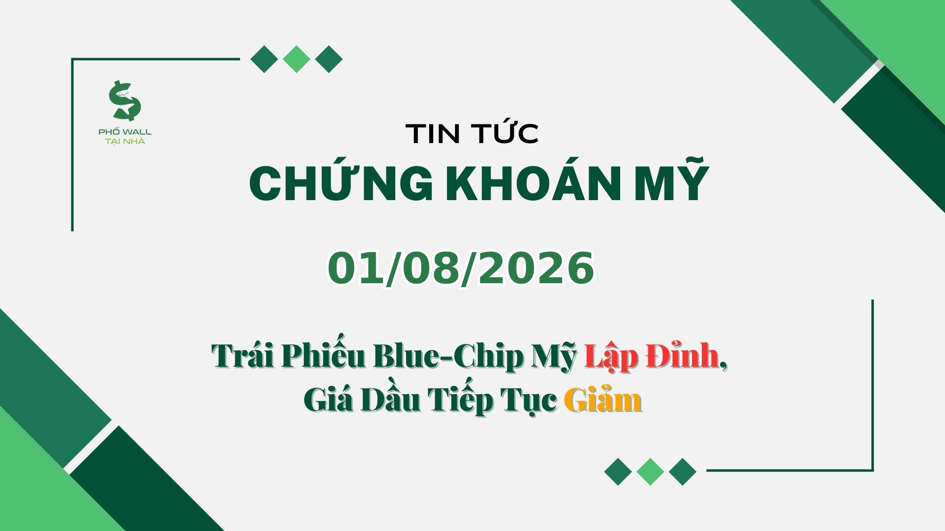 Chứng khoán Mỹ 01082026