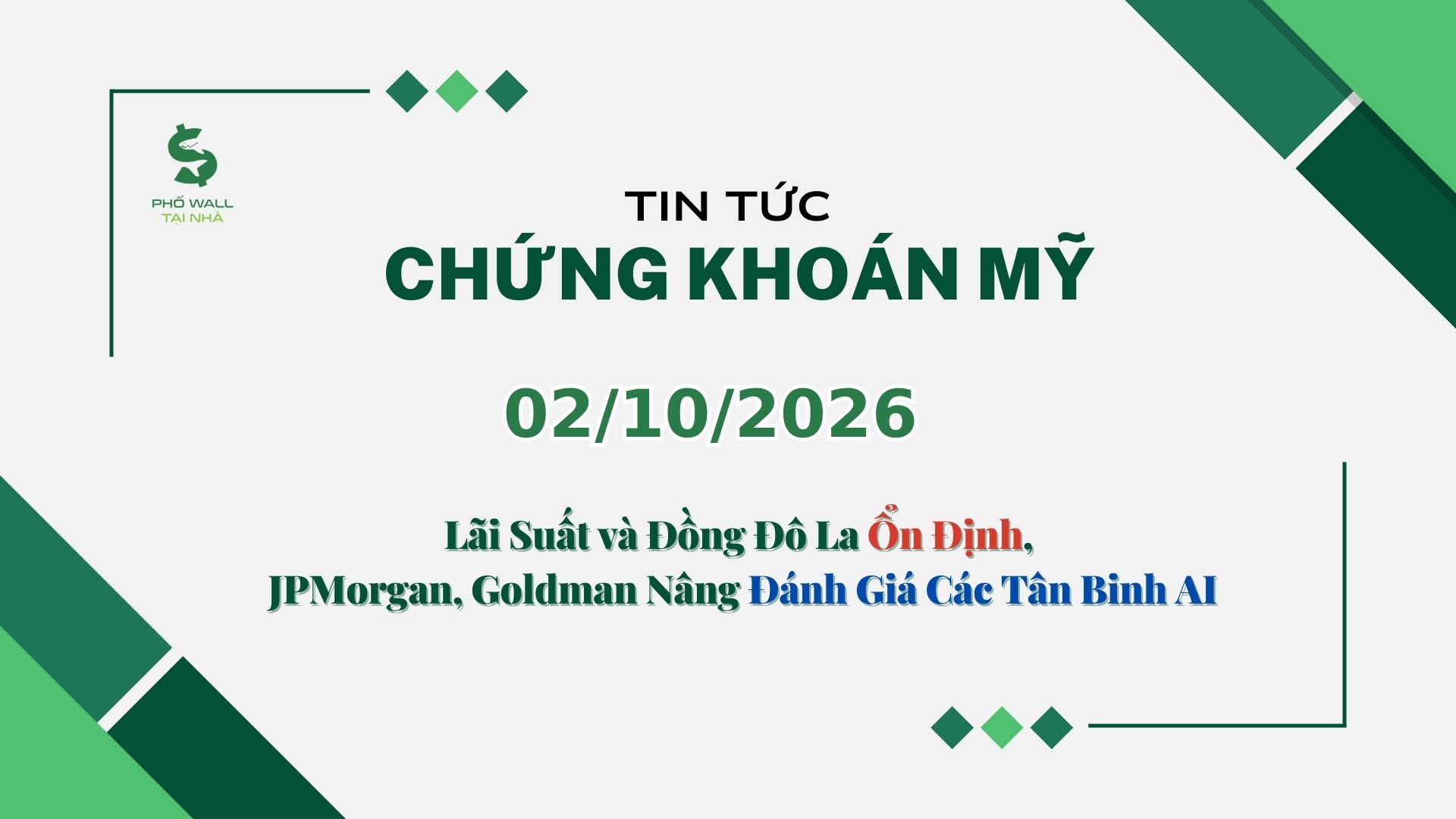 Chứng khoán Mỹ 02102026