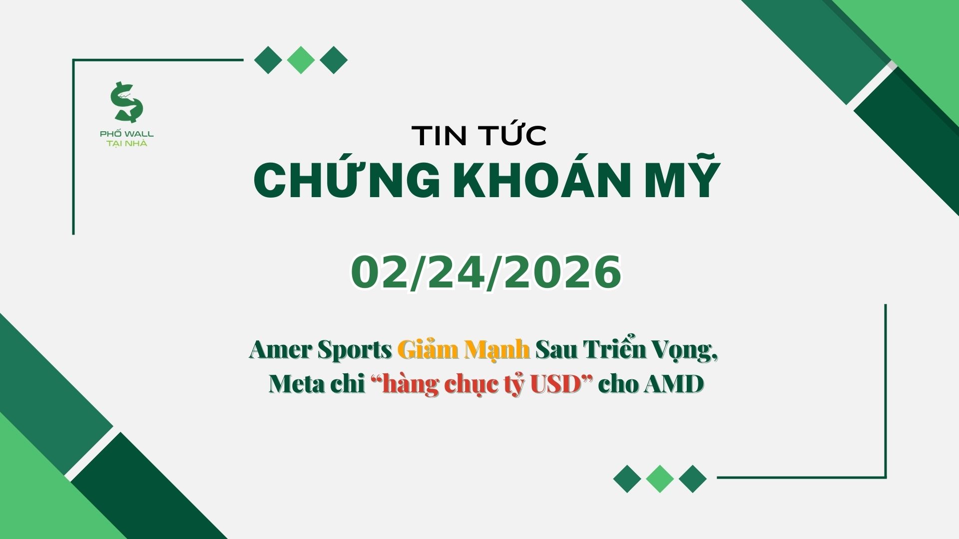 Chứng khoán Mỹ 02242026