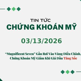 Chứng khoán Mỹ 03132026